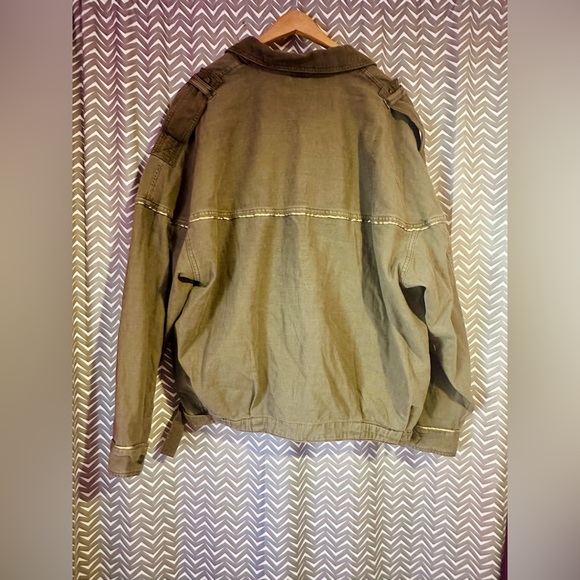 Free People | Slouchy Military Jacket, Size L - Picture 7 of 10